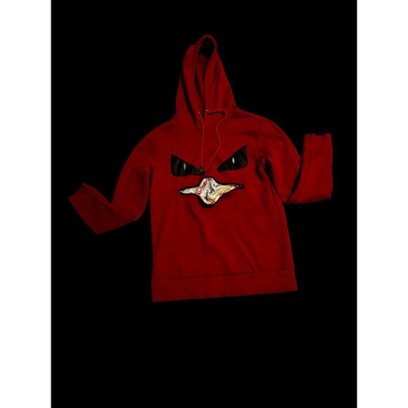 Fendi Monster Red Eyes Hoodie Size Youth Large Or Adult Small - Picture 2 of 10